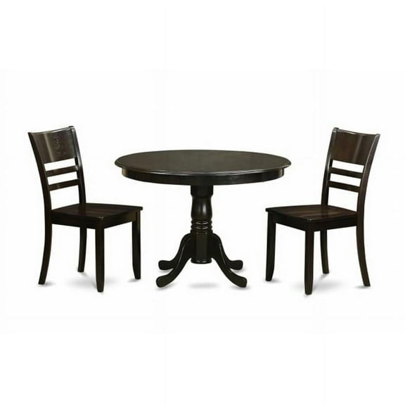 3 Piece Small Kitchen Table and Chairs Set-Kitchen Table and 2 Kitchen Chairs