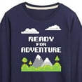 thumbnail image 3 of Instant Message - Gamer - Ready for Adventure - Toddler & Youth Long Sleeve Graphic T-Shirt, 3 of 6