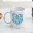 thumbnail image 3 of CafePress - Sea Otters Holding Hands Mug - 11 oz Ceramic Mug - Novelty Coffee Tea Cup, 3 of 3