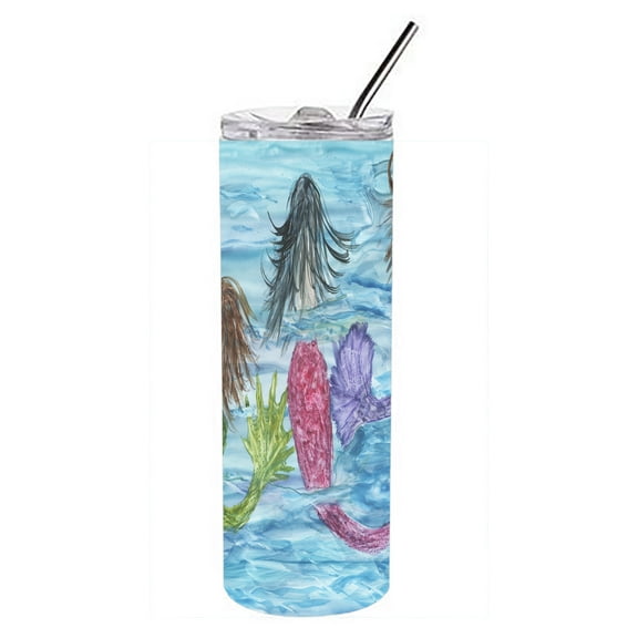 Mermaids Stainless Steel 20 oz Skinny Tumbler