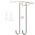 thumbnail image 2 of Lunmore Over The Door Hook Length 11.8 Inch Heavy Duty Door Hanger For Home Kitchen Office, 2 of 5