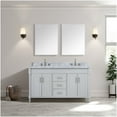 thumbnail image 5 of Avanity BRISTOL-VS61-LG-C Bristol 60" Free Standing Double Basin Vanity Set - Grey, 5 of 7