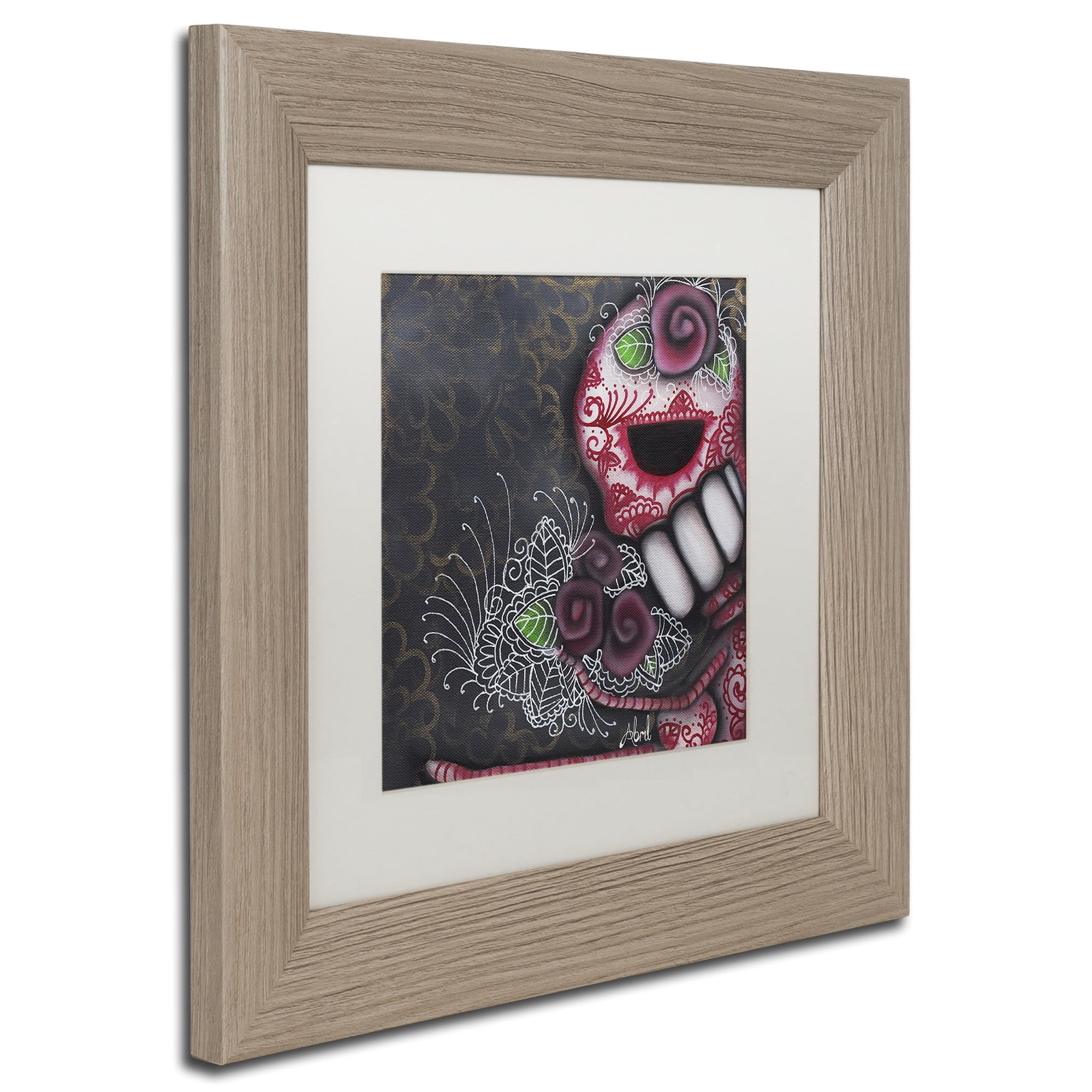 Trademark Fine Art 'Sabbaday Green Pool' Canvas Art by Michael Blanchette Photography, White Matte, Wood Frame