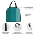 thumbnail image 4 of Picia Teal Color Printed Lunch box Lunch bag for Men Women Large Capacity Lunchbox Reusable Lunch Bags Insulated Lunch Bag Lunch Box Cooler, 4 of 6