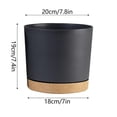 thumbnail image 3 of Drainage Holes and Small Pots Succulent Decorative Plant Pots for Outdoor,Indoor,Balcony,Patio,Garden Decor A, 3 of 5