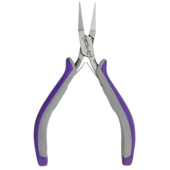 John Bead Multi Purpose Tools | Ergo Minis 5" Flat Nose Stainless Steel Jewelry Making Pliers