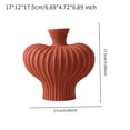 thumbnail image 2 of Jarrón de flores, soporte para flores, maceta, regalo de cumpleaños, centro de mesa, ramo, capullo S Rojo, 2 of 9