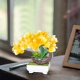 thumbnail image 1 of TIMIFIS Pla Stic Simulation Potted Plants, Simulation Flower Bouquet Living Room Table Flower Arrangement Flower Decoration Vase Potted Home Decor, 1 of 6