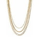 thumbnail image 1 of Collar cadena triple chapa de oro amarillo 18k, 1 of 4