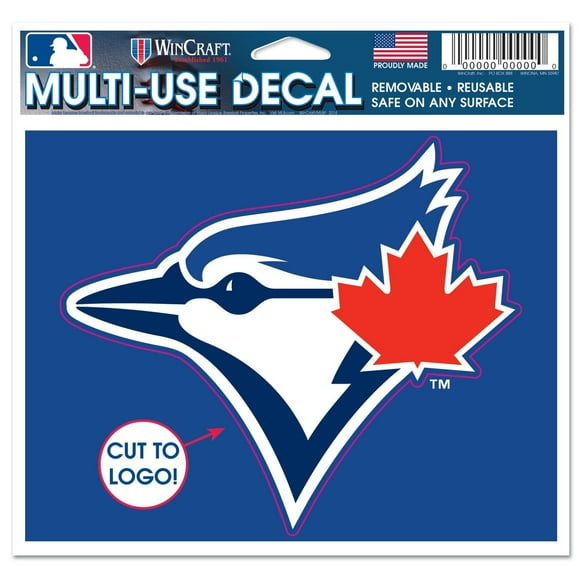 Wincraft Toronto Blue Jays Multi-Use Decal - Cut to Logo 5x6
