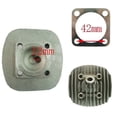 thumbnail image 3 of 47mm Cylinder Head Set & Piston Kit Ring Fit 80cc Motorized Bicycle Bike Engine Parts Cylinder+ Cylinder Head+ Piston Kit, 3 of 5