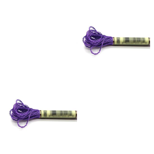 Yuarrent Colores brillantes DIY hecho a mano no es fácil de desvanecer línea de bordado cadena de lingotes para regalo de Navidad accesorio Púrpura profundoE3837 2piezas