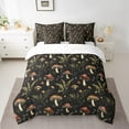 thumbnail image 2 of Erosebridal Red Mushroom Bedding Sets Twin Size,Botanical Plants Comforter Sets with Sheets,Green Leaves Bed in a Bag Twin size,Lightweight Cartoon Room Decorative,Reversible,7-Piece, 2 of 6
