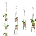 thumbnail image 4 of Ganchos giratorios de 5 uds., gancho de campanas de viento, gancho giratorio 360 S, Clip doble giratorio para cesta de plantas, luz Solar, 4 of 5
