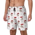 thumbnail image 1 of Balery Different Mushrooms Bañador para hombre, shorts de playa de secado rápido con entrepierna y forro de compresión-X-Large, 1 of 6