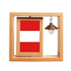 thumbnail image 1 of Austria bandera nacional Europa país Marco giratorio de madera 4x6, 1 of 3