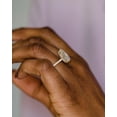 thumbnail image 3 of solitaire jewels 3CT Pear Moissanit Hidden Halo Engagement Ring For Women, 14K Yellow Gold, 3 of 5