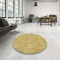 thumbnail image 3 of Ahgly Company Indoor Rectangle Patterned Bold Yellow Area Rugs, 3' x 5', 3 of 6