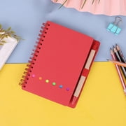 Chmadoxn Home Office Furniture Coil Notebook Advertisement Business Kraft Paper Convenience Sticker Indexes Sticker Combination Creatives Notebook With Notes Paper notebook
