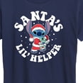 thumbnail image 3 of Lilo & Stitch - Santas Lil Helper Christmas - Women's Short Sleeve Graphic T-Shirt, 3 of 5