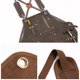 thumbnail image 5 of Delantal de trabajo Wosthever gris Unisex con bolsillos, 5 of 6