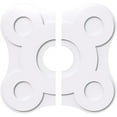 thumbnail image 1 of Ekena Millwork CMP26LA2-06000 26 in. OD x 6 in. ID Square Luna Architectural Grade PVC Contemporary Ceiling Medallion - 2 Piece, 1 of 1