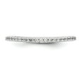 thumbnail image 4 of 14K White Gold Ring Band Wedding Diamond, Lab Grown Round, Size 5, 4 of 7