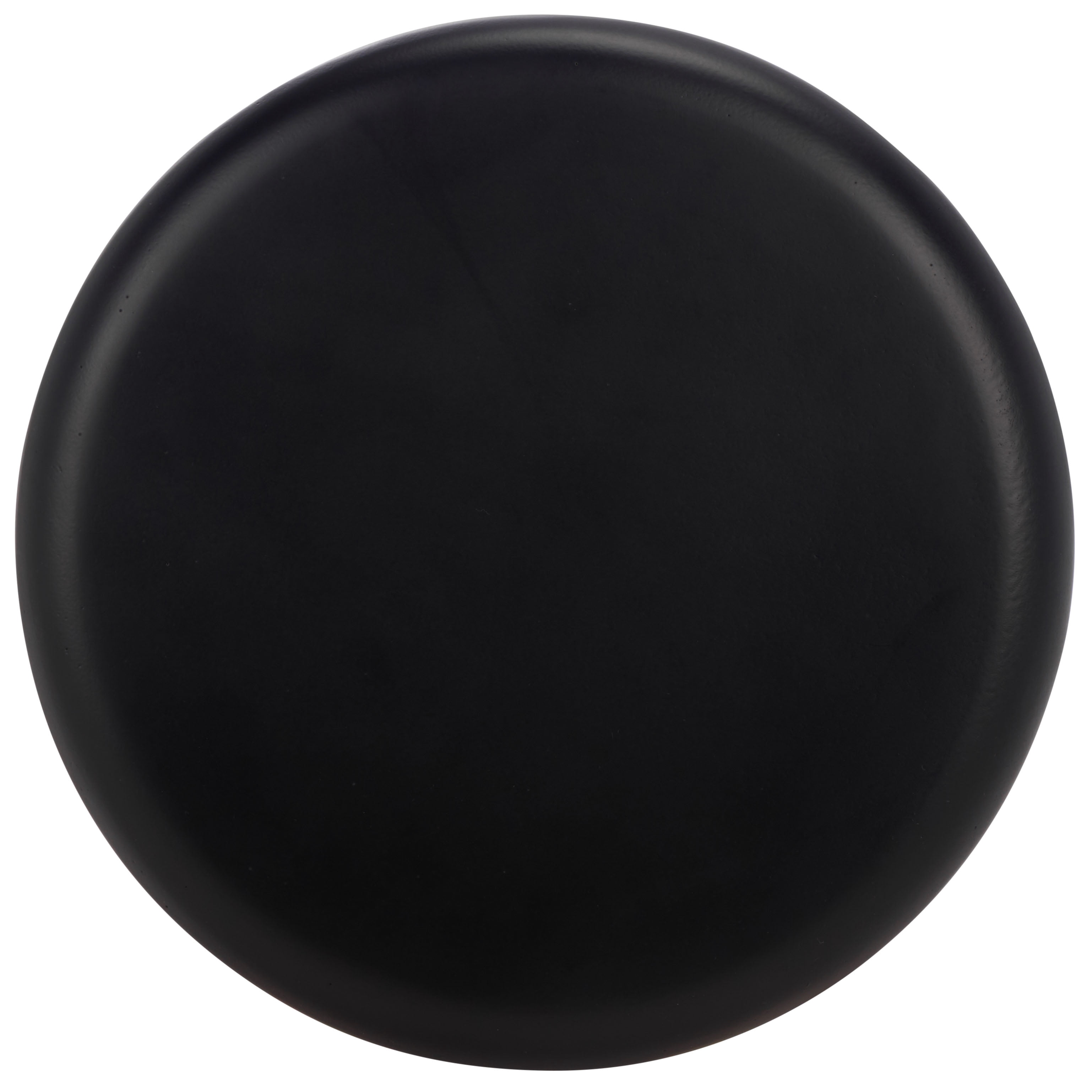 Safavieh Astrid Outdoor Modern Cement Round End Table, Matte Black