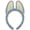 Blue, variant on Plush Bunny Ears Headband Cute Cartoon Costumes for Women Halloween Party Hair Accessories (Blue)