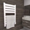thumbnail image 3 of Amba Vega V-2338 Dual-Purpose Towel Warmer and Radiator with 8 Panels in White, 3 of 5