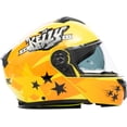 thumbnail image 1 of Casco para Motocicleta Bluelander de Doble Visera con Certificación ECE, Amarillo, Talla S, 1 of 5