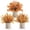 Orange, variant on 3 Pack Mini Potted Fake Plants Artificial Plastic Eucalyptus Plants Topiaries for Home Office Desk Farmhouse Shelf Room Bathroom Decor(Sage Green)