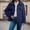 Navy, variant on MESSUEN Chunky Cardigan Sweaters for Women Loose Cardigan Warm Jackets for Women Womens Fall Jackets Long Coat Women Fall Shirt Long Sleeve Shirt Beige L