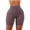 Brown, variant on Solid Color Women Slim Fit High Waist Leggings Shorts
