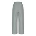 thumbnail image 5 of Simua Women's Wide Leg Palazzo Pants Yoga Lounge Hip Harem Flowy Solid Color Drawstring Trousers, 5 of 7