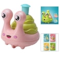 thumbnail image 3 of Coches extraíbles para niños Coches de juguete para bebés para niños o niñas de 1 a 3 Juguetes extraíbles suaves y resistentes Caracol CUTICAT empujar carros para niños pequeños, 3 of 8