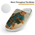 thumbnail image 4 of The Legend Of Zelda Breath of The Wild Soft Plush Slippers for Boys Girls Winter Warm Cotton Slippers with Rubber Sole Non-Slip Kid's Slip on Shoes Fluffy House Slippers For Indoor And Outdoor, 4 of 8