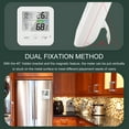 thumbnail image 4 of High Precision Magnetic Thermometer Hygrometer Digital Thermo-Hygrometer with LCD Screen ℃/℉ Switchable All-Time/24-Hour Maximum Minimum, 4 of 8