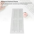 thumbnail image 4 of 132 Key Russian Keyboard Keycap, Matte Keycap, OEM Profile, Compatible with Most 61 62 64 68 84 87 104 108 Key Mechanical Keyboards, Easy Installation, 4 of 7