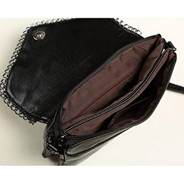 Noir sacs a main en cuir pour femme pochette sac femme sac main