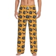 thumbnail image 2 of Goofa German Shepherd Woof Printed Soft Pajama Pants for Men, Wide Leg Comfy Casual Lounge Yoga Pants-Medium, 2 of 9
