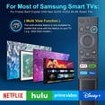thumbnail image 6 of for Samsung TV Remote Control Replacement, Universal Remote Compatible All Samsung Frame Serif Crystal Solar UHD Neo QLED OLED 4K 8K Smart TVs, 6 of 7
