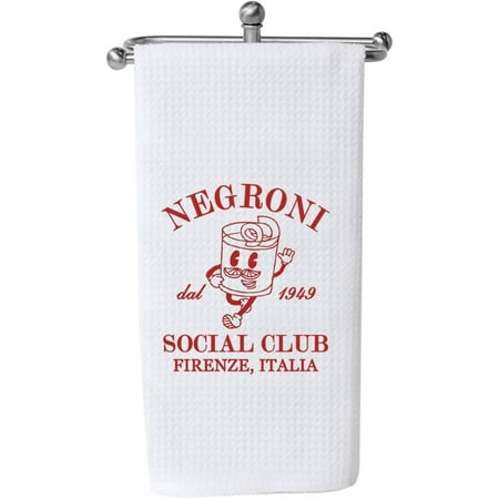 

Cocktail Club Gift Bachelorette Party Merchandise Italia Cocktail Kitchen Towel Dish Towel (Social Club dal Towel)