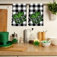 thumbnail image 5 of Eoozwa St. Patrick's Day Kitchen Towel Irish Lucky Shamrock Dish Towel Watercolor Gnome Hand Towels Reusable Tea Towel for Holiday Cooking Baking Drying Cleaning Wipes Home Decor, 5 of 6