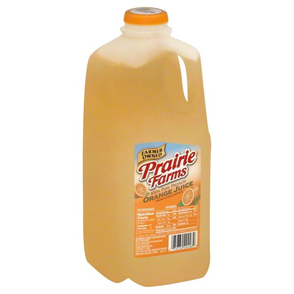 Prairie Farms Orange Juice, Half Gallon - Walmart.com ...