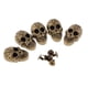 thumbnail image 1 of Juego de 5 Remaches Punk Cabeza de Calavera Sunnimix Bronce 21x15mm, 1 of 8