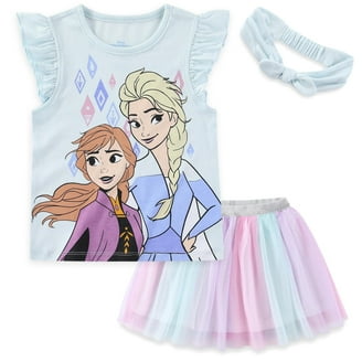 Disney Frozen Princess Anna Little Girls T-Shirt Skirt and