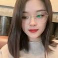 thumbnail image 4 of GJX 2026 New Women'S Fashion Blue Light Blocking Oversized Reading Glasses, Metal Gold Rimless Bling Readers, 4 of 7