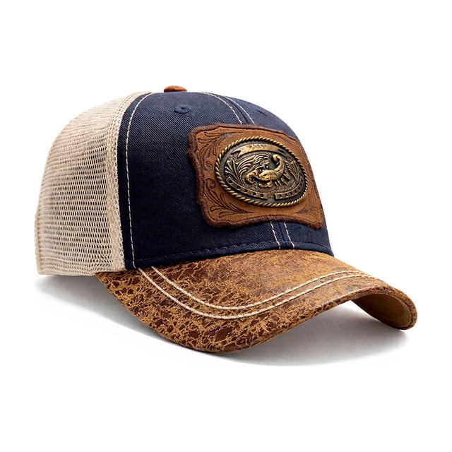 KNITE Gorra Trucker Hombre Alacrán Vaquera Herraje Metálico Rancho Buchona