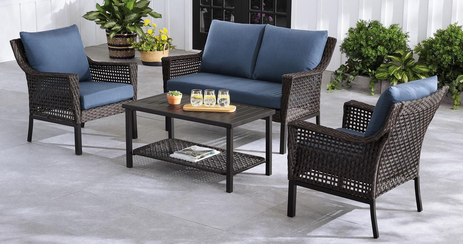 Conversation Set Patio Set Walmart Canada Mainstays Dashwood Piece